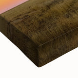 Black and white landscape art painting of Kansas scenery on a large stretched canvas, suitable for bedroom wall decor.