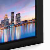 Textured black wall art featuring a colorful Kentucky landscape on extra large framed canvas, ideal for living room decor.