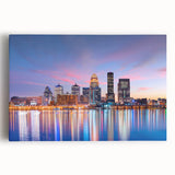 Black and white photo of Kentucky scenery on large stretched canvas, suitable as kitchen wall art.