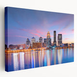 Large stretched canvas depicting a serene Kentucky landscape in muted earth tones, ideal for kitchen wall art.