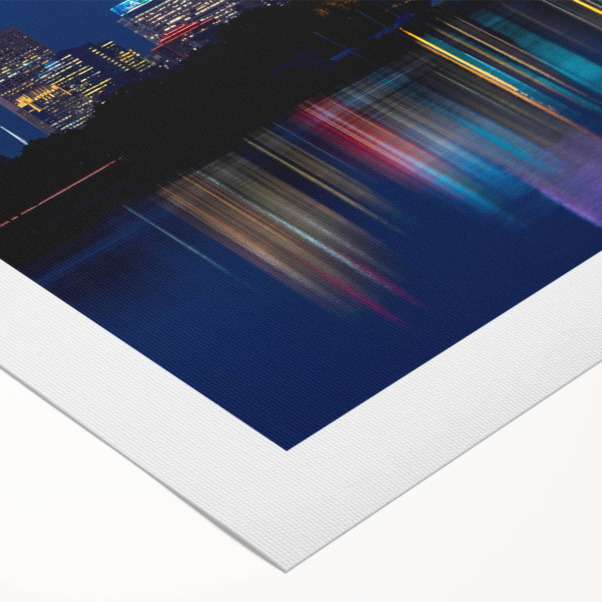 Art Deco poster of Minneapolis skyline in monochrome colors on rolled canvas, suitable for dining room wall art.