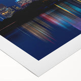 Art Deco poster of Minneapolis skyline in monochrome colors on rolled canvas, suitable for dining room wall art.