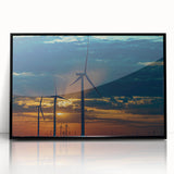 Large abstract wall art of Kansas City skyline in muted gray and blue tones on a black framed acrylic.