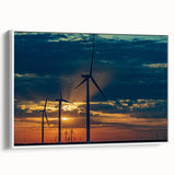 Vintage poster art of Kansas City skyline in colorful hues on a large framed canvas, ideal for living room decor.