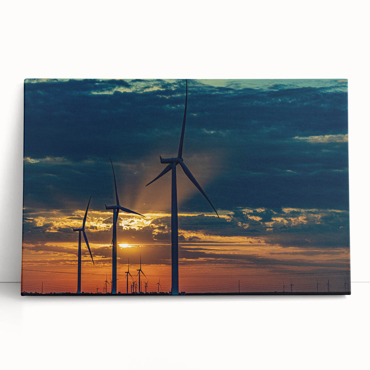 Black and white stretched canvas of Kansas City skyline, ideal for kitchen wall art.