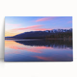 Black and white photograph of Montana scenery on large stretched canvas, ideal for kitchen wall art or bedroom decor.
