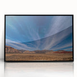 Large abstract wall art depicting the Las Vegas skyline in muted black and gray tones, framed in acrylic.