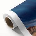 Art Deco poster of Las Vegas skyline in pastel shades on rolled canvas, ideal for nursery wall art.