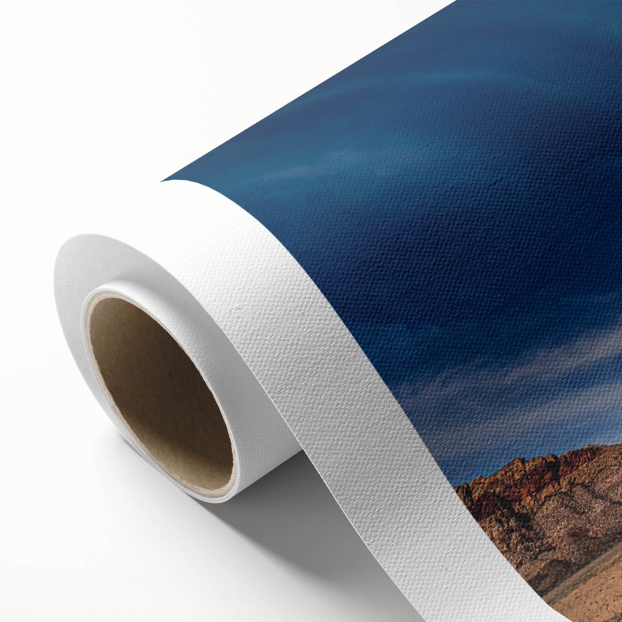 Art Deco poster of Las Vegas skyline in pastel shades on rolled canvas, ideal for nursery wall art.