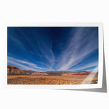 Extra large rolled print of the Las Vegas skyline in vibrant twilight hues, ideal for dining room wall art.