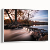 Vintage poster art of Long Island, NY, in colorful hues on a large framed canvas, ideal for living room decor.