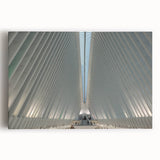 Black and white canvas print of NYC skyline with Twin Towers, suitable for kitchen wall art.