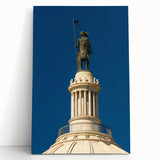 Black and white photograph of Oklahoma scenery on large stretched canvas, suitable as kitchen wall art or bedroom decor.