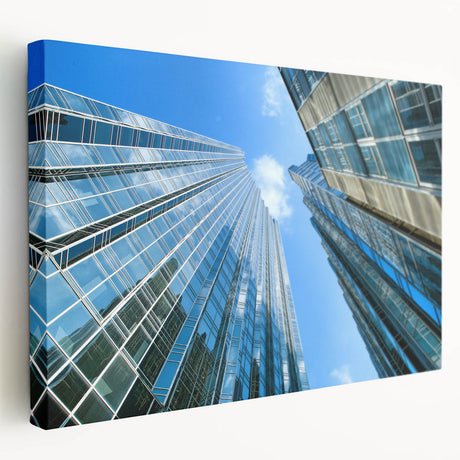 Panoramic view of Pittsburgh skyline in muted gray and blue tones on stretched canvas, suitable for kitchen wall art.