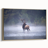 Framed canvas featuring a vintage-style Pennsylvania landscape in muted gold and black tones, ideal for bedroom wall art.