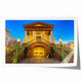 Rolled print of Charleston, South Carolina scenery with soft pastel floral designs, ideal for art wall dining room.