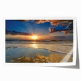 Extra large rolled canvas print of South Carolina scenery with vibrant floral elements, ideal for art wall dining room.