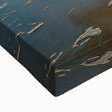 Black and white landscape art painting of a South Carolina scenery on stretched canvas, suitable for bedroom wall decor.