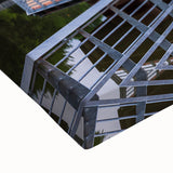 Large art of Austin, Texas landscape in black and white on stretched canvas, suitable for bedroom wall decor.