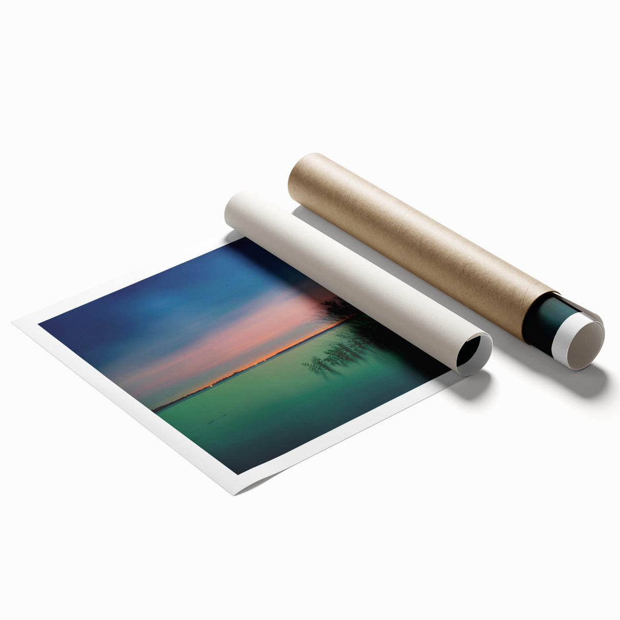 Extra large rolled canvas print depicting Dallas skyline with pastel floral designs, ideal for classy bathroom wall art.