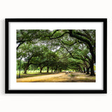 Extra large abstract art print of Houston skyline in vibrant, colorful hues on a textured canvas, framed in black.