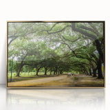 Large art print of Houston skyline in gold and blue tones on framed acrylic, ideal for modern art wall decor.
