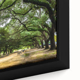 Extra large framed canvas depicting textured, colorful art of the Houston skyline, ideal for living room decor.
