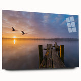 Large abstract depiction of Vermont scenery in muted earth tones on acrylic glass, ideal for bedroom or dining room art.