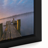 Extra large framed canvas of a textured Vermont landscape in black with colorful accents, suitable for living room decor.