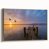 Framed canvas depicting a vintage-style Vermont landscape in muted gold and black tones, ideal for bedroom wall decor.