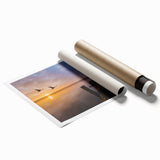 Extra large rolled print of Vermont scenery with vibrant green landscapes, ideal for classy bathroom wall art.