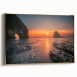 Black and white wall art featuring Olympic landscape on framed canvas, ideal for bedroom decor.