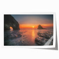Rolled print of Olympic National Park with vibrant green hues, ideal for art wall dining room.