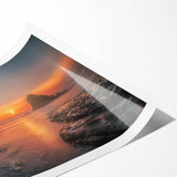 Extra large rolled print of line art flowers in black and white, ideal for large living room wall art.