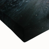 Black and white landscape art painting of Olympic National Park on stretched canvas, suitable for bedroom wall decor.