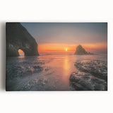 Black and white stretched canvas of Olympic National Park, ideal for kitchen wall art or bedroom ambiance.