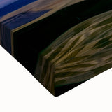 Black and white landscape art painting of Palouse, Washington on large stretched canvas, ideal for bedroom wall decor.