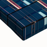 Black and white landscape art painting of Seattle skyline on large stretched canvas, suitable for bedroom wall decor.