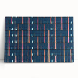 Black and white stretched canvas of Seattle skyline, ideal for kitchen wall art.