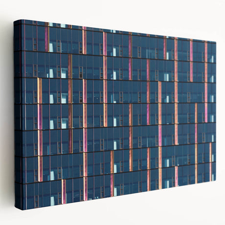 Large stretched canvas featuring a detailed Seattle skyline in cool gray tones, ideal for kitchen wall art.