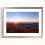 Textured art of abstract West Virginia scenery in muted earth tones on a framed silver mat, suitable for bedroom decor.