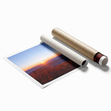 Extra large rolled print of a West Virginia landscape with vibrant green hues, ideal for classy bathroom wall art.