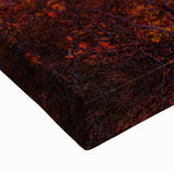 Black and white landscape art painting of West Virginia on stretched canvas, ideal for bedroom wall decor.