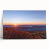 Black and white photograph of West Virginia scenery on a large stretched canvas, ideal for kitchen wall art.