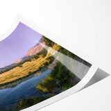 Extra large wall art featuring line art flowers in pastel shades on a rolled print, ideal for large living room wall decor.