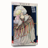 Vogue Poster Print - Opulent 1920s Couture Fashion Illustration Art