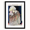 Vogue Poster Print - Opulent 1920s Couture Fashion Illustration Art
