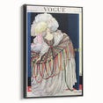 Vogue Poster Print - Opulent 1920s Couture Fashion Illustration Art