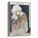 Vogue Poster Print - Opulent 1920s Couture Fashion Illustration Art