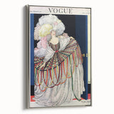 Vogue Poster Print - Opulent 1920s Couture Fashion Illustration Art